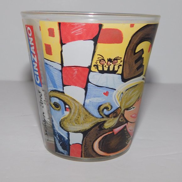 Cinzano Vermouth Selwyn Senatori 2008 Tumbler Glass barwear - Picture 5 of 6